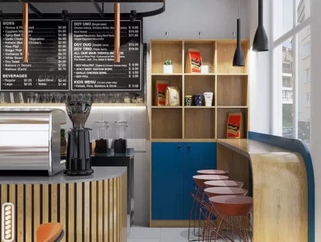Proiect Design Interior cafenea Chi Cafe Floresti Cluj